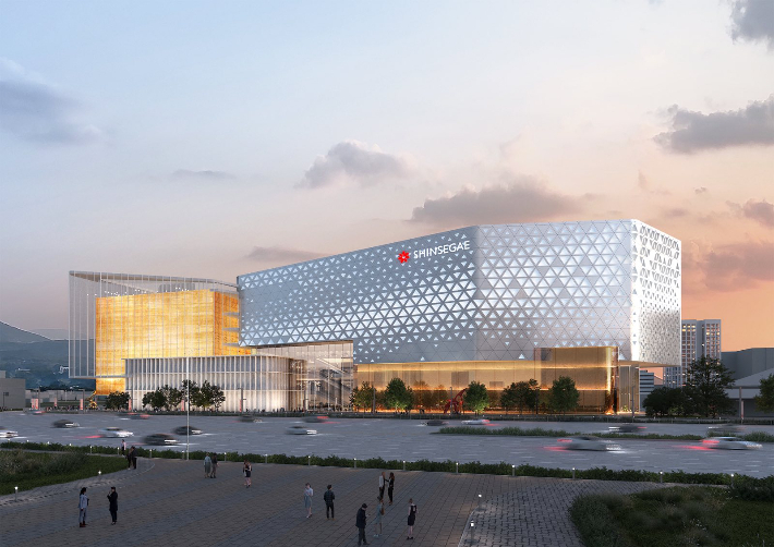 광주신세계 확장안 조감도. 광주신세계 제공