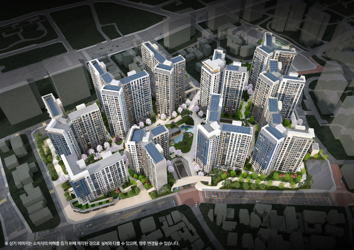 '마포자이힐스테이트 라첼스' 조감도. GS건설 제공