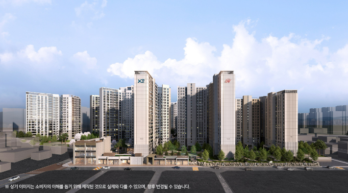 '마포자이힐스테이트 라첼스' 투시도. GS건설 제공