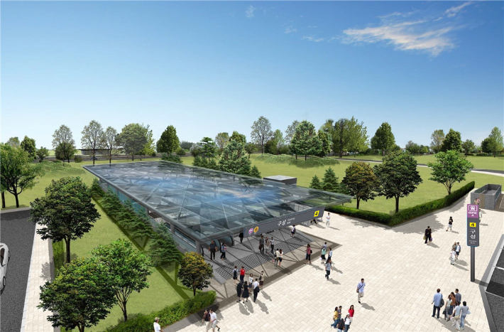 구성역 조감도. 국토교통부 제공