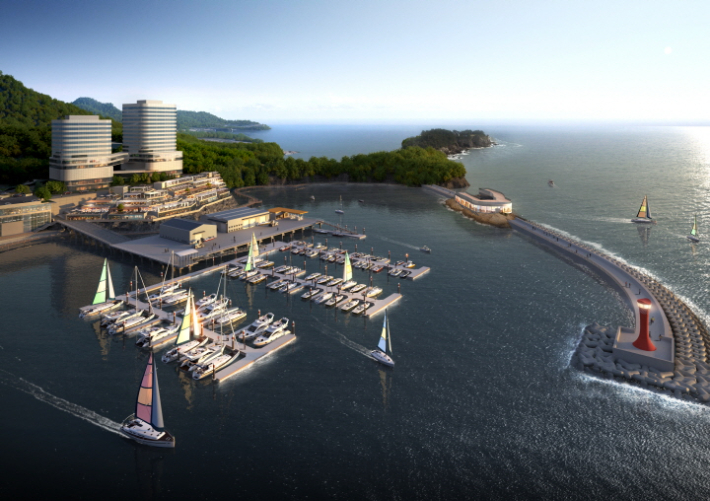 부안 마리나항 조감도. 부안군 제공