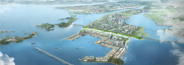 전북 새만금 신항만 조감도. 새만금개발청 제공