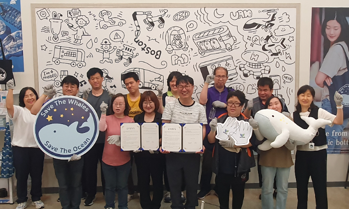 우시산-상개장애인보호작업장 업무협약. 우시산 제공