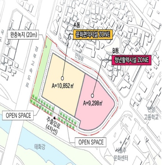 언양 임시 시외버스터미널 부지. 울주군 제공
