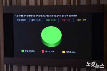 채상병 특검법 국회 본회의 통과