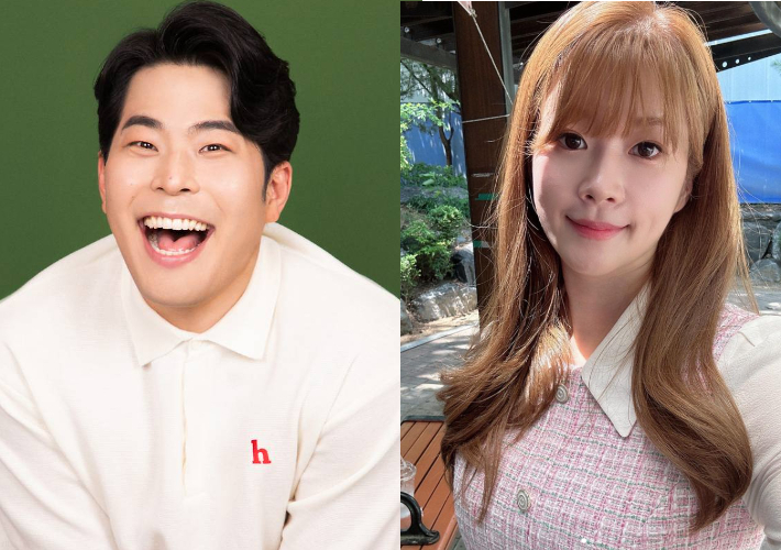 코미디언 김해준(왼쪽)과 김승혜. 메타코미디 제공·김승혜 SNS 캡처