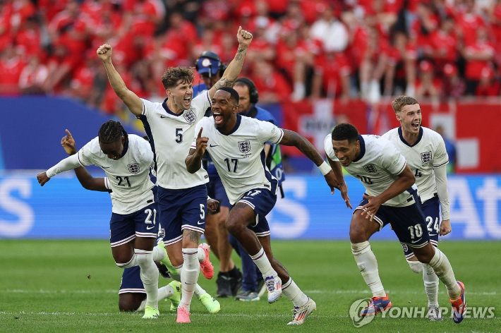 잉글랜드 축구 대표팀. AFP=연합뉴스