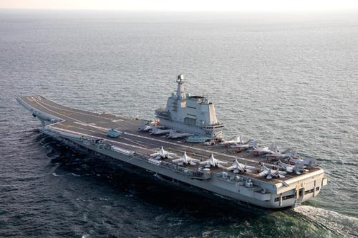 중국인민해방군 항공모함 산둥함. 중국 국방부 홈페이지 캡처