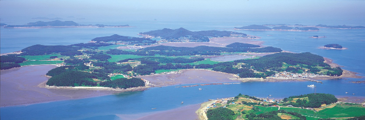 원산도 전경. 보령시 제공