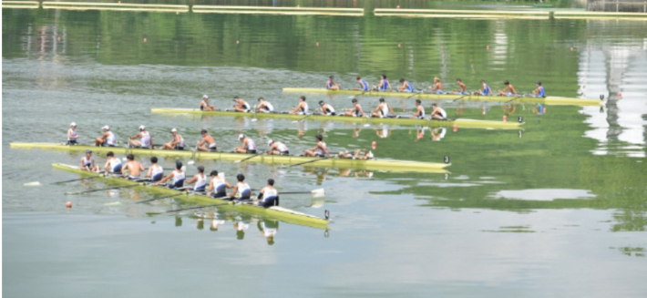 지난해 열린 '제39회 대통령기 전국시도대항 조정대회'의 경기 장면. 충청남도 예산군