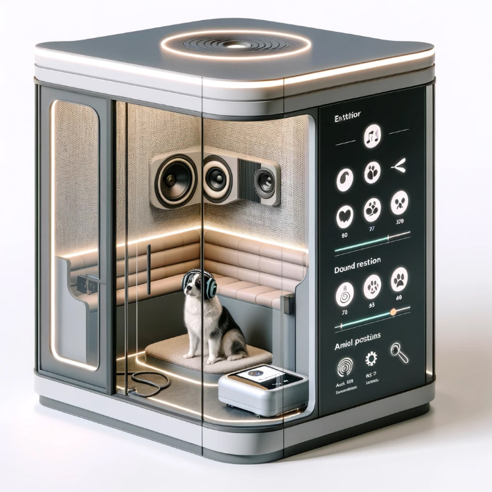 청력검사 부스 조감도. 우송대 제공