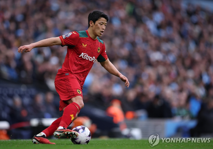 잉글랜드 프리미어리그 울버햄프턴의 황희찬. EPA=연합뉴스 자료사진