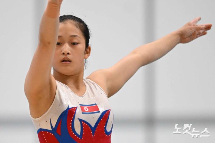 훈련하는 북한 안창옥