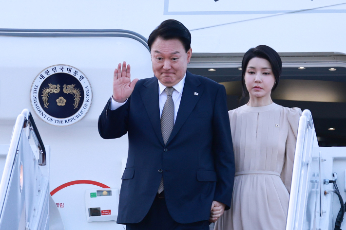 윤석열 대통령과 김건희 여사. 연합뉴스