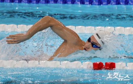 수영 대표팀 훈련