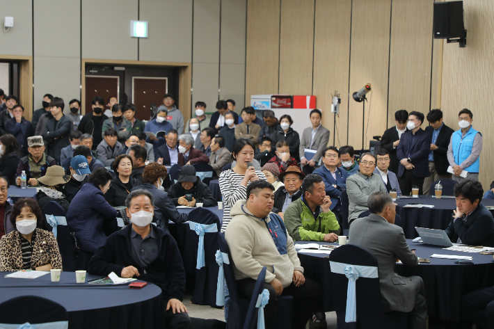 지난해 열린 제주 제2공항 도민 경청회. 제주CBS