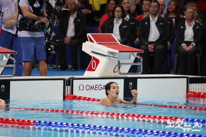 김우민 자유형 400m 동메달…12년 만에 쾌거