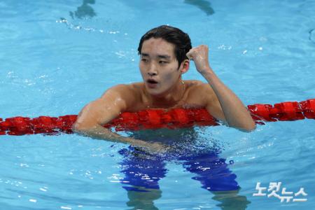 박태환 이후 쾌거, 김우민 자유형 400m 동메달