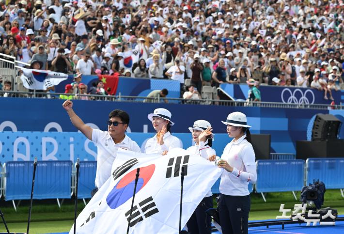 여자 양궁 단체 결승