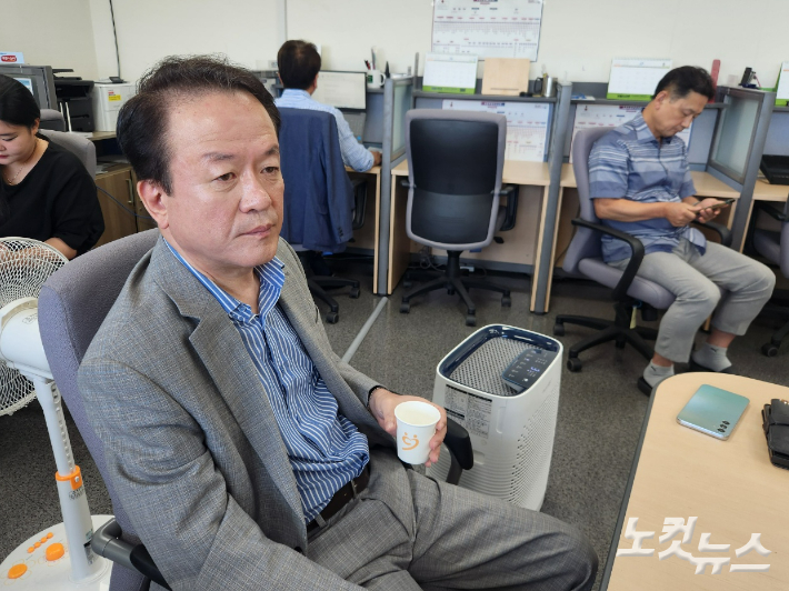 더불어민주당 세종시당위원장 경선에 나선 이강진 후보(전 세종시 정무부시장). 신석우 기자