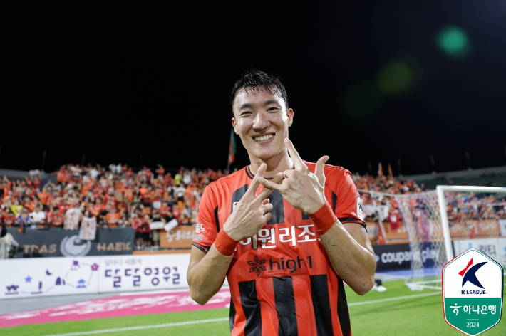 강원 김경민. 한국프로축구연맹