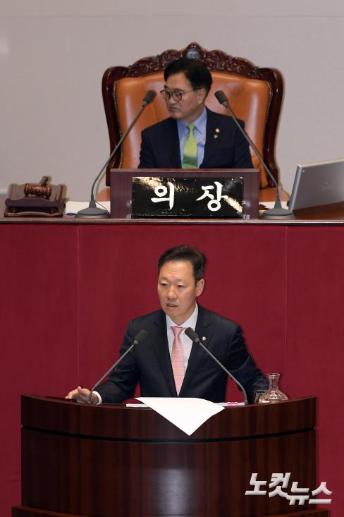 무제한 토론하는 박수민 의원