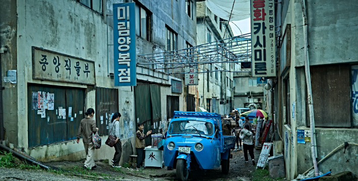 영화 '얼굴' 촬영 현장. 와우포인트 제공