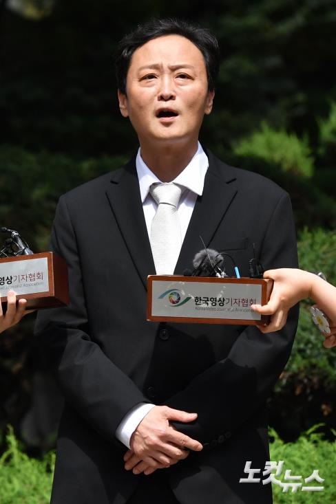 회생법원 출석하는 류화현 대표