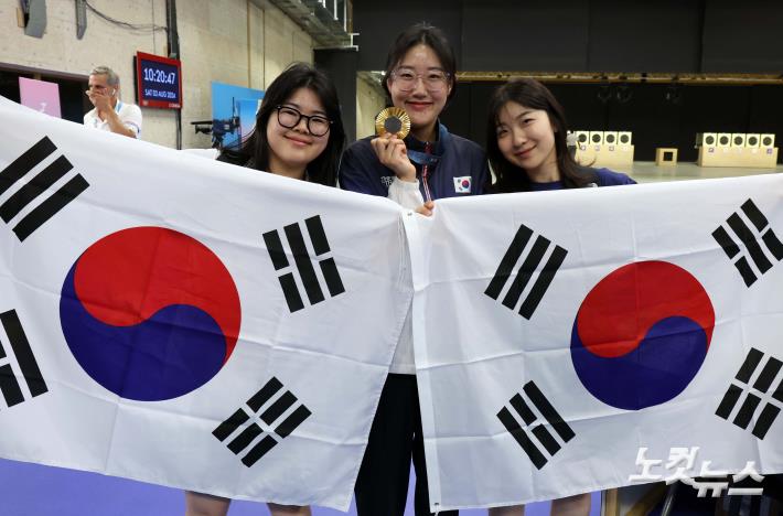 금메달 3개 획득한 한국 사격