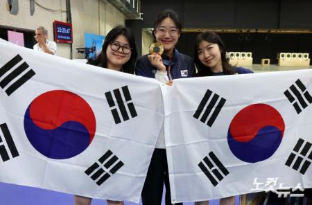금메달 3개 획득한 한국 사격