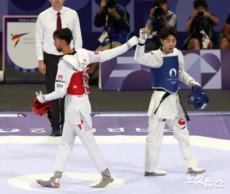 태권도 박태준, 결승행 확정