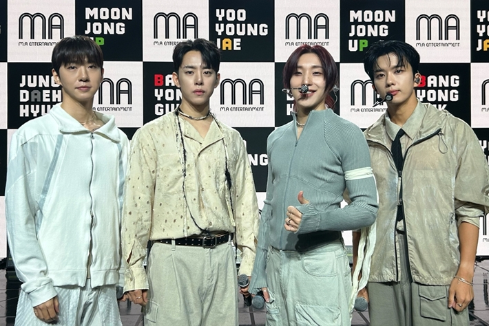 방용국&정대현&유영재&문종업의 새 미니앨범 '커튼 콜' 타이틀곡은 '곤'이다. MA엔터테인먼트 제공
