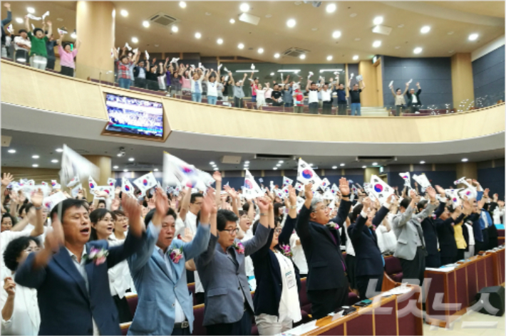 제79회 광복절을 맞아 11일 강원 지역 곳곳에서 광복절연합예배가 열린다. 최재훈VJ