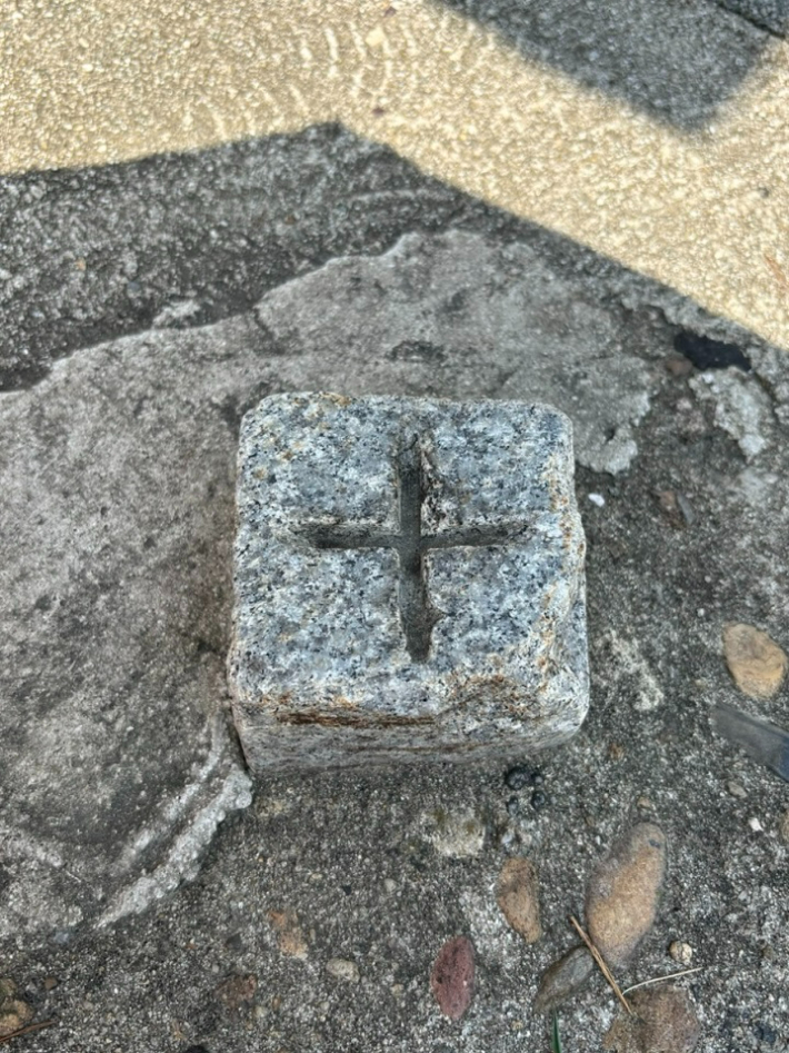 지적 기준점. 순천시 제공