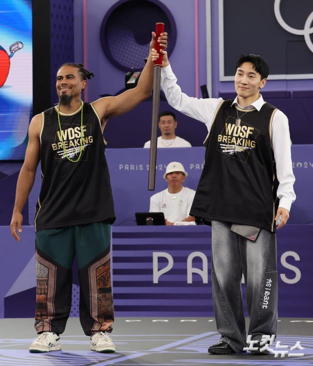 파리올림픽 브레이킹 무대에 오른 비보이 스킴