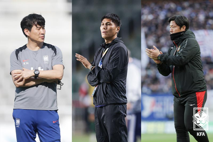 왼쪽부터 박건하, 김동진, 김진규. 대한축구협회