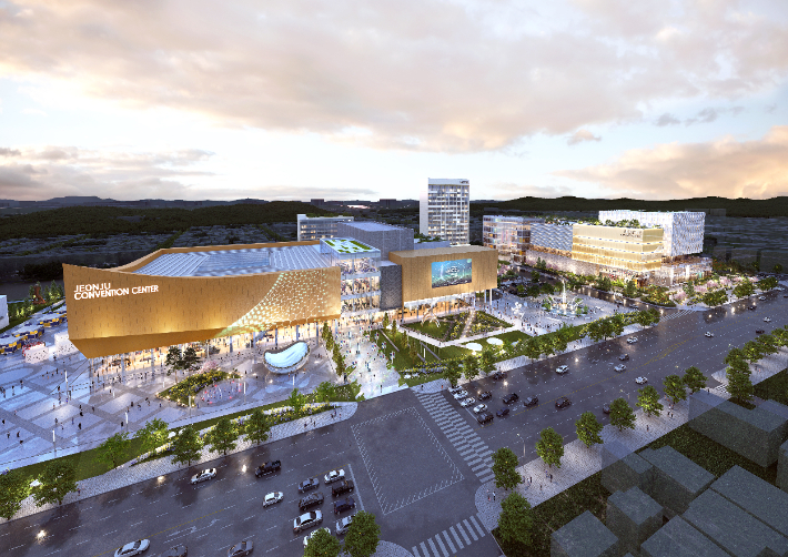 전주 마이스 복합단지 투시도. 전주시 제공