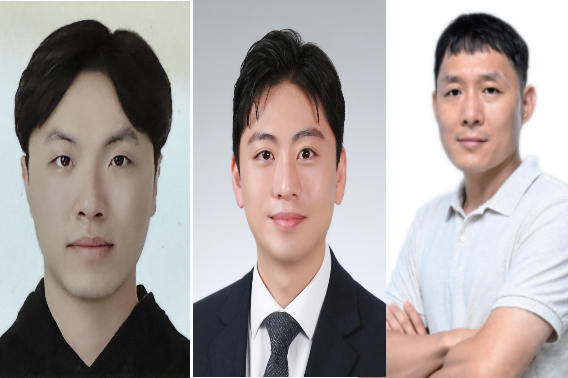 사진 왼쪽부터 박정환 박사, 이강민 연구조교수, 서관용 교수. UNIST 제공