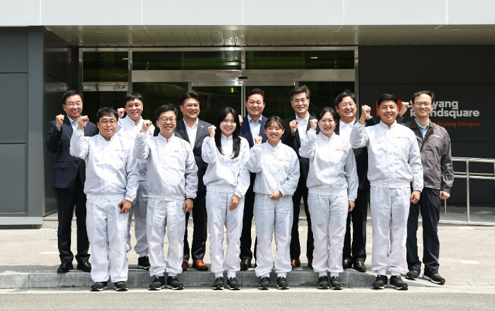 박완수 지사 삼양식품 밀양공장 방문. 경남도청 제공 