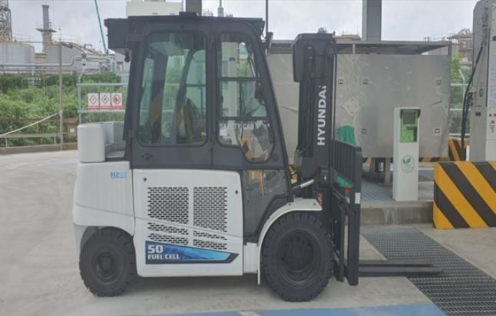 수소지게차 수소충전소. 울산시 제공