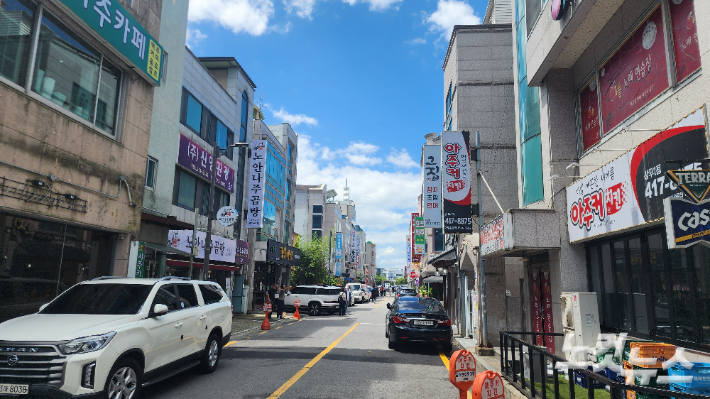 광주 서구의 한 골목 상권. 최창민 기자