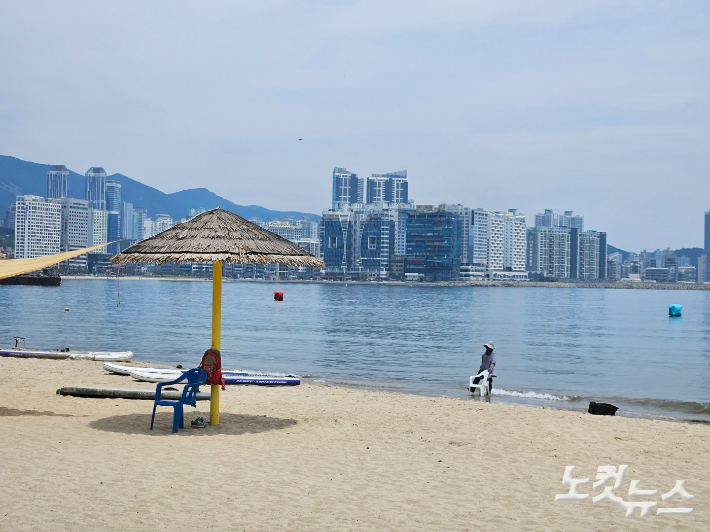 부산 광안리해수욕장. 김혜민 기자 