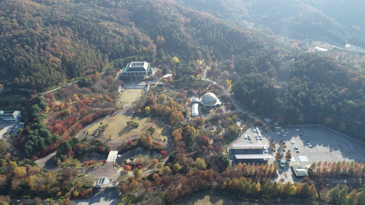 충남산림자원연구소와 수목원 전경. 충남도 제공