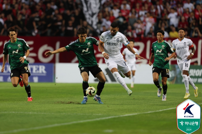 전북 현대와 FC서울의 경기. 한국프로축구연맹 제공