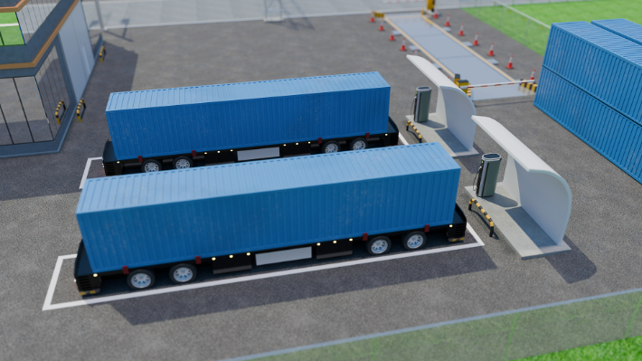 고중량물 이송 자율이동체 시험평가센터 조감도. 경남도청 제공