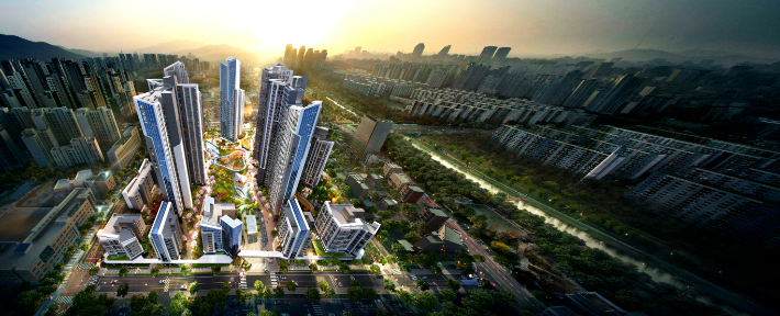 '개포 써밋 187' 조감도. 대우건설 제공