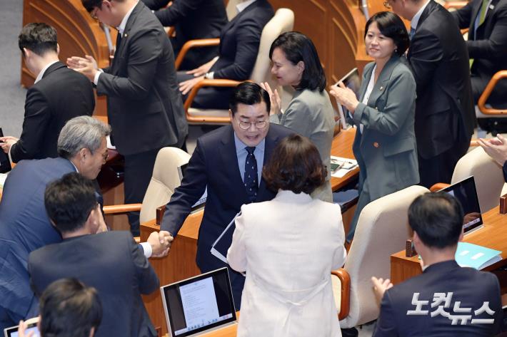 교섭단체대표연설 마친 박찬대 원내대표