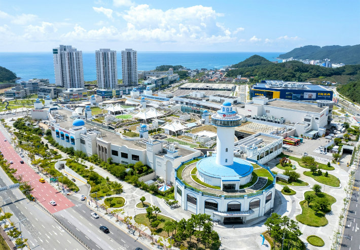 롯데프리미엄아울렛 동부산 전경. 롯데백화점 제공