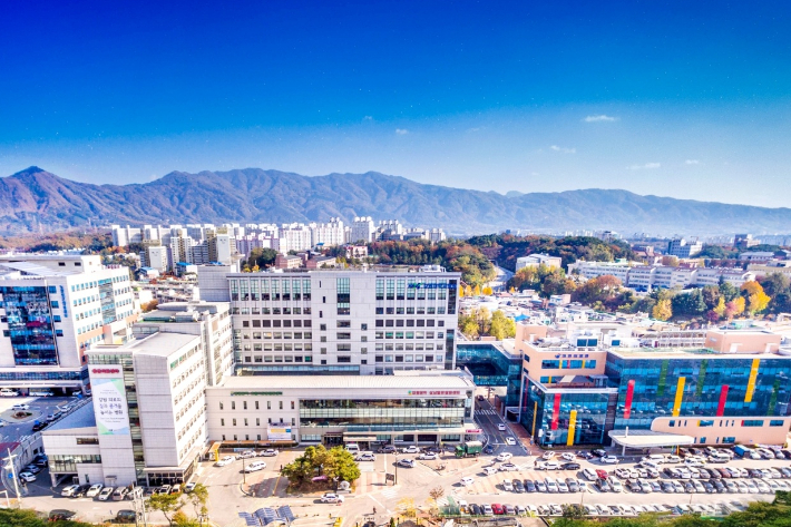 강원대학교 병원 전경. 강원대병원 제공.