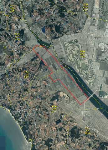 토지거래허가구역 지정 위치도. 충남도 제공